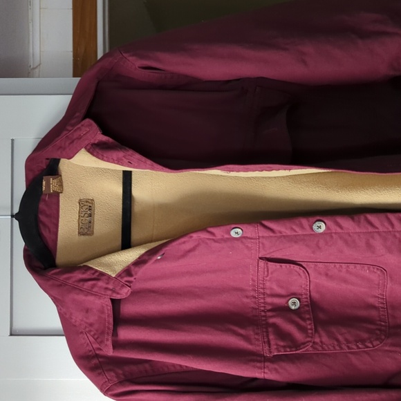 Men's Big sky outfitters size medium Maroon jacket - Picture 2 of 7